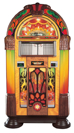 Retro jukeboxes, 1950s jukeboxes, jack daniels jukeboxes, 
	  harley davidson jukeboxes, retro bubble jukebox, retro jukebox, retro wallette